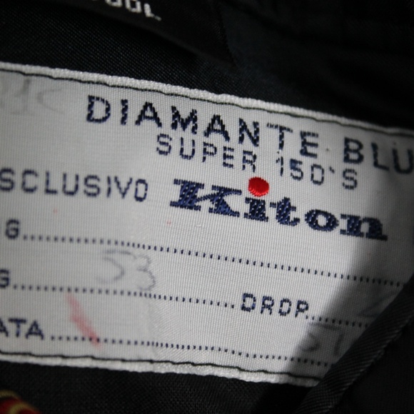 Kiton Napoli Surgeon Cuff 3 Button Suit A523 - Picture 6 of 8